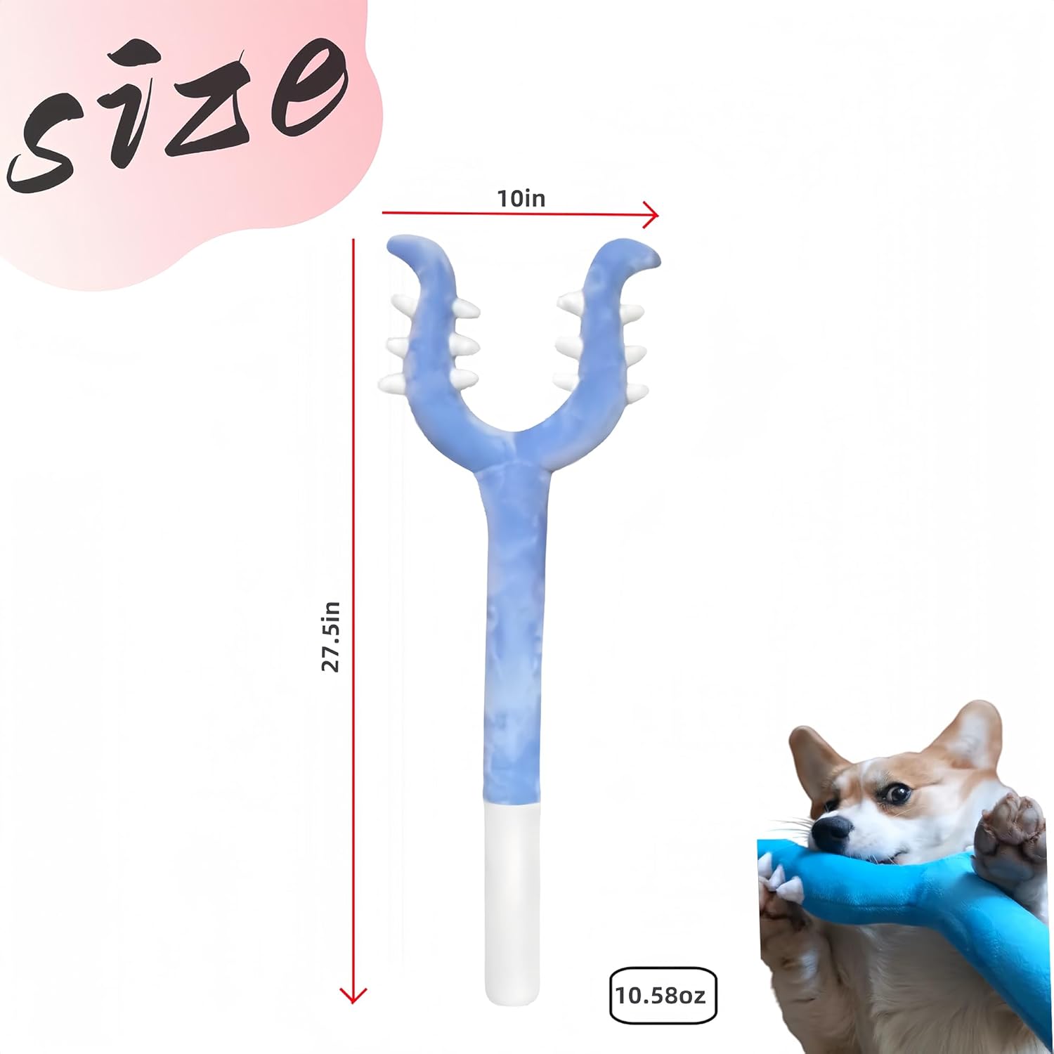 KFX-4765373 Interactive Plush Cat Wand Toy for Indoor Cats – Fun and Engaging Pet Play Instrument