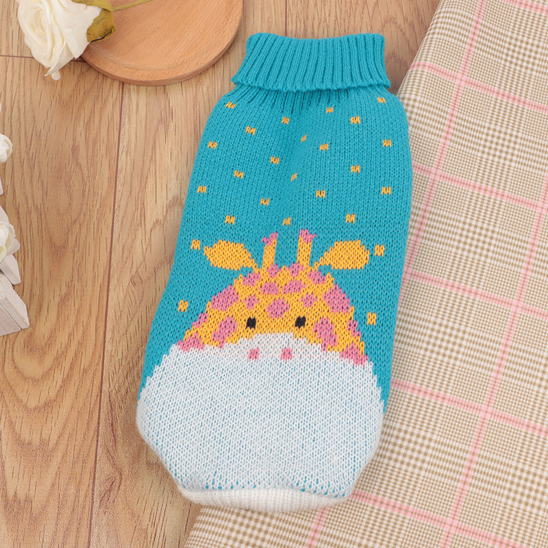 KFX-4765885 Multi-Color Knitting Cat Sweater in Various Patterns for Casual Wear
