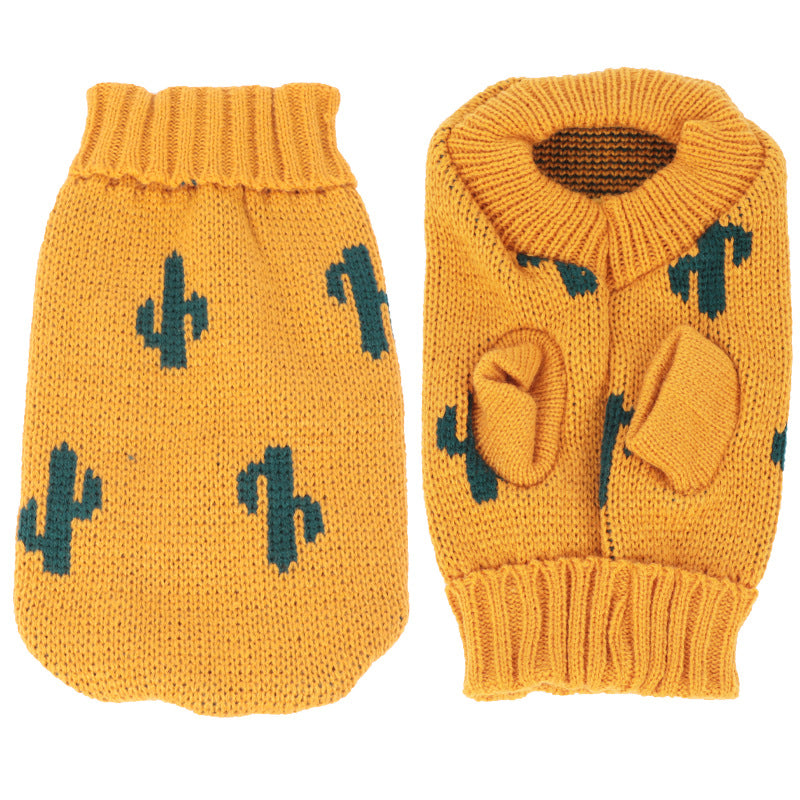 KFX-4765885 Multi-Color Knitting Cat Sweater in Various Patterns for Casual Wear