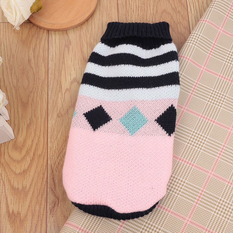 KFX-4765885 Multi-Color Knitting Cat Sweater in Various Patterns for Casual Wear