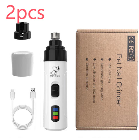 KFX-4771645 3-Speed LED Electric Nail Trimming Device for Dogs with Dust Collection