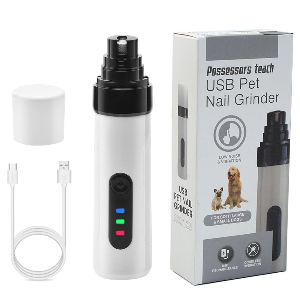 KFX-4771645 3-Speed LED Electric Nail Trimming Device for Dogs with Dust Collection