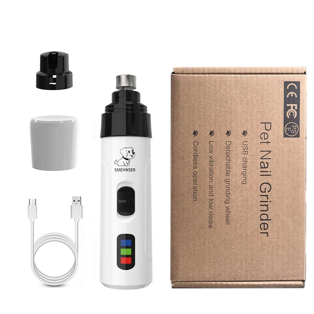KFX-4771645 3-Speed LED Electric Nail Trimming Device for Dogs with Dust Collection
