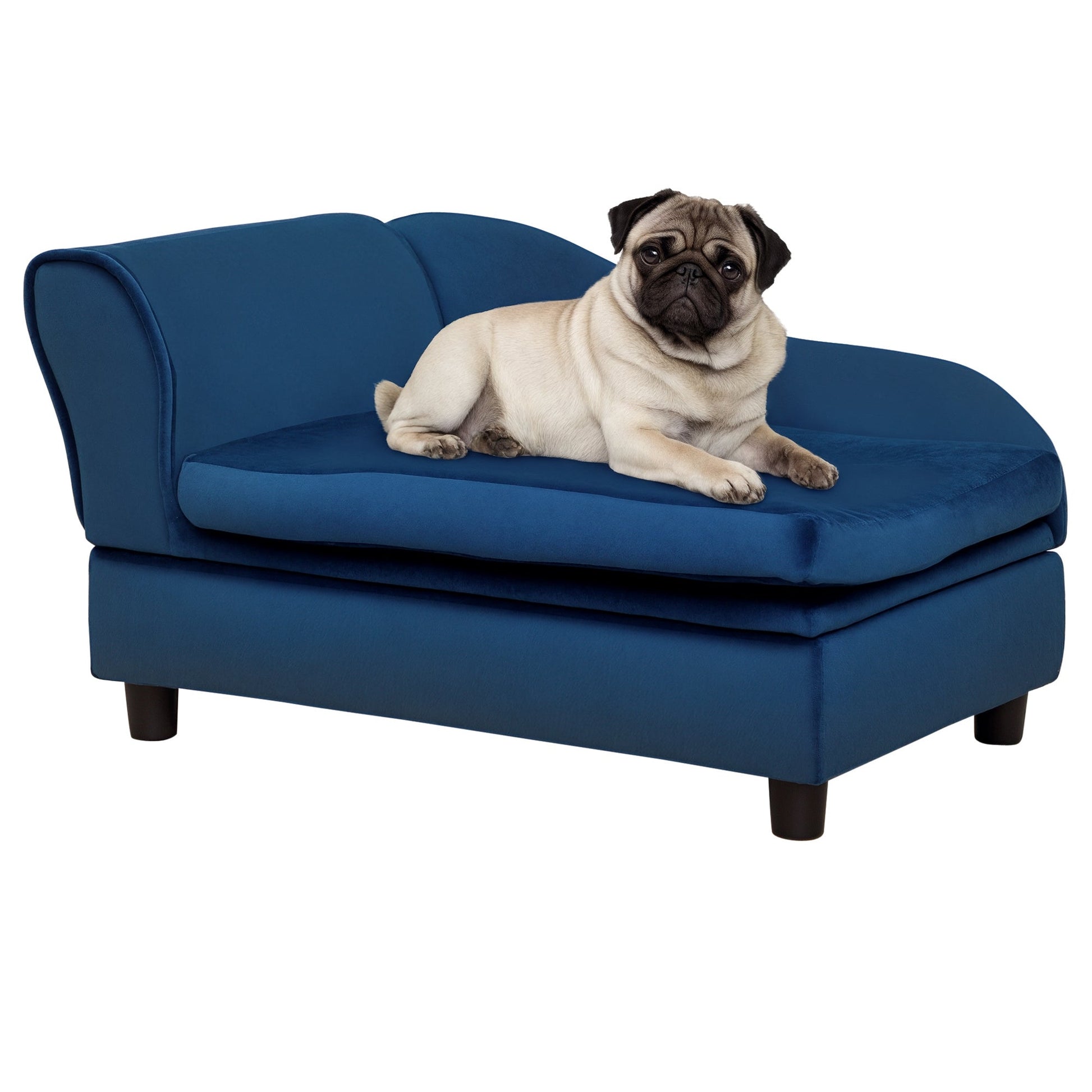 KFX-4772285 Cozy Pet Sofa Bed with Storage for Cats and Small Dogs