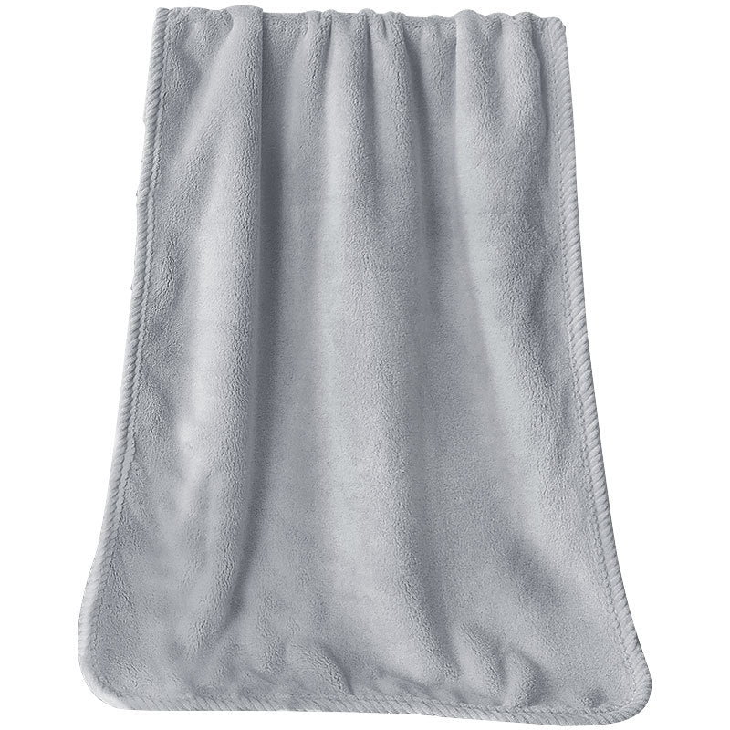 KFX-4773309 Quick-Drying Dog Bath Towel in Pink and Gray, Multiple Sizes Available