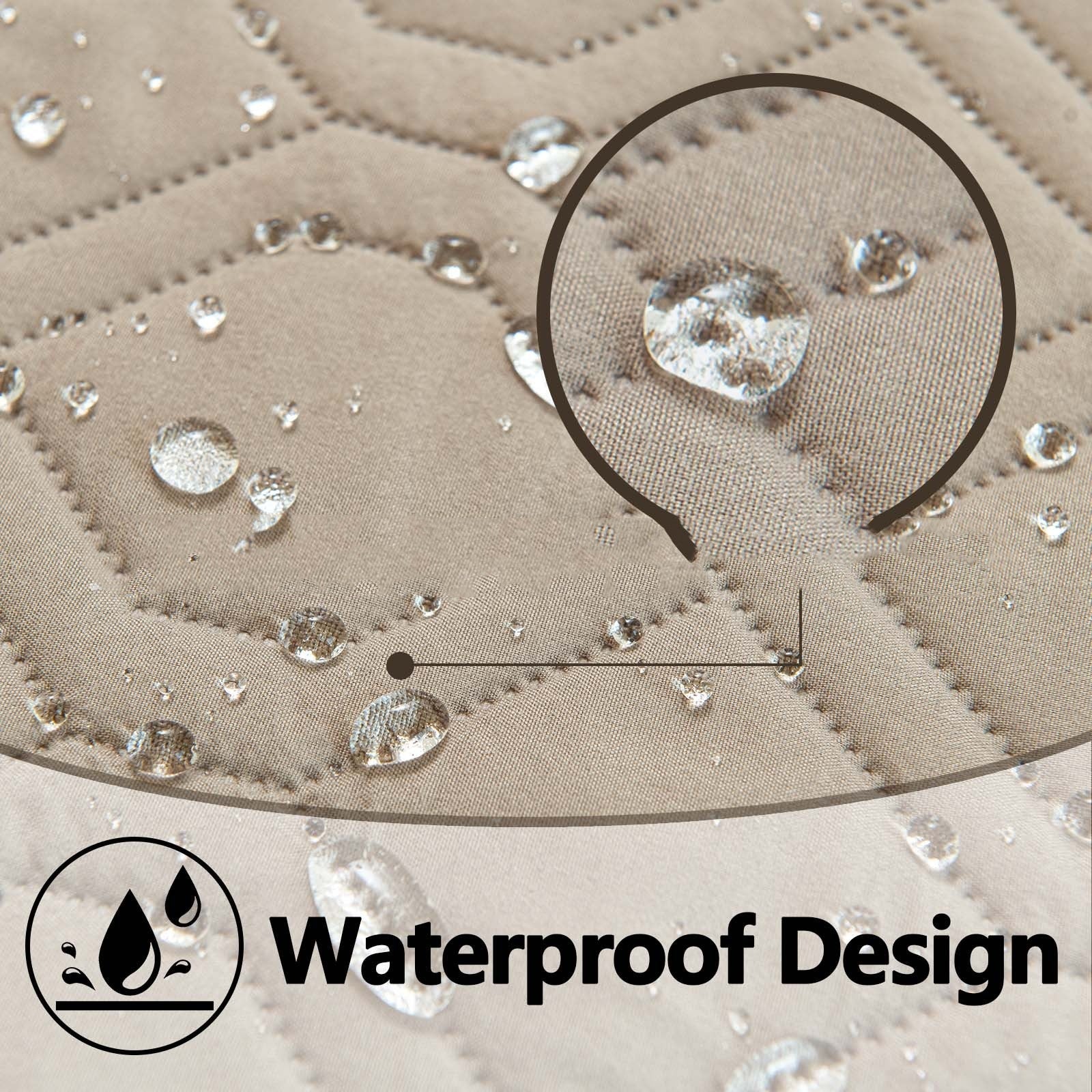 KFX-4775485 Double-Sided Waterproof Pet Sofa Cushion in Dark Gray, Light Gray, and Khaki Beige - Multiple Sizes Available