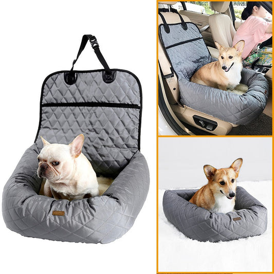 KFX-4775869 Folding Multi-Purpose Pet Dog Carrier with Thickened Seat Pad for Cars and Home