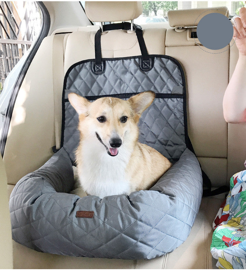 KFX-4775869 Folding Multi-Purpose Pet Dog Carrier with Thickened Seat Pad for Cars and Home
