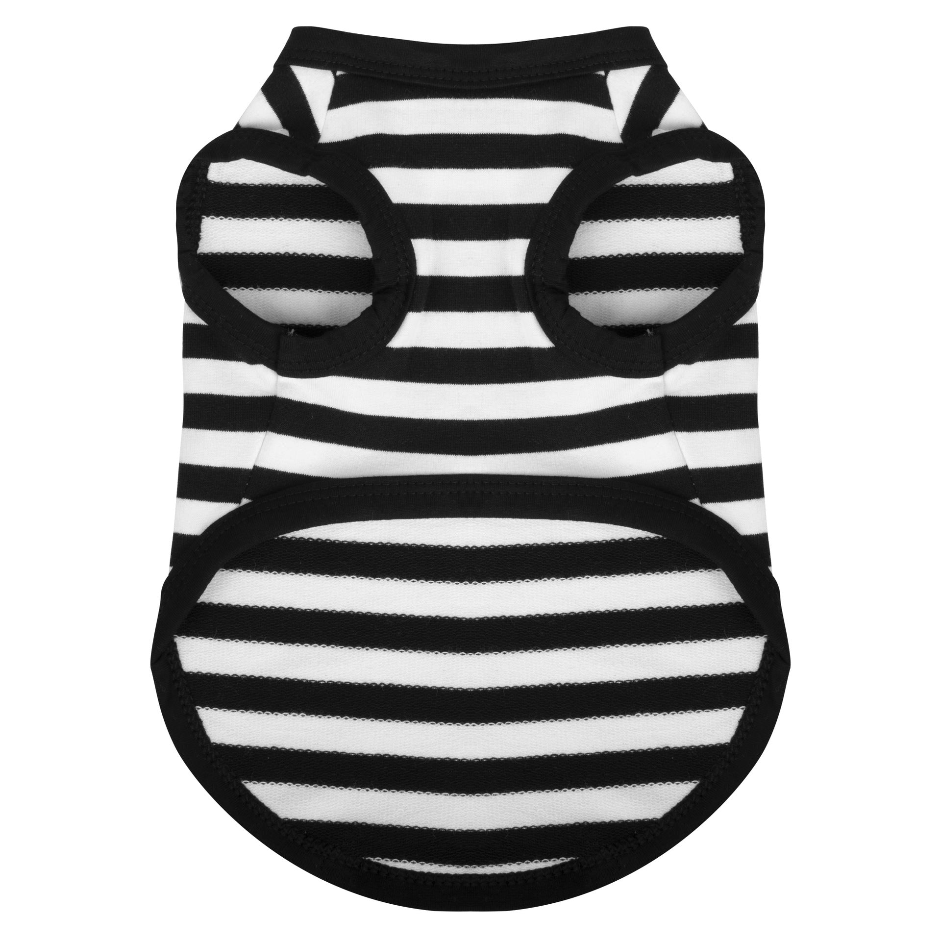 KFX-4779197 Cotton Striped Summer Vest for Dogs - Lightweight and Casual Pet Clothing