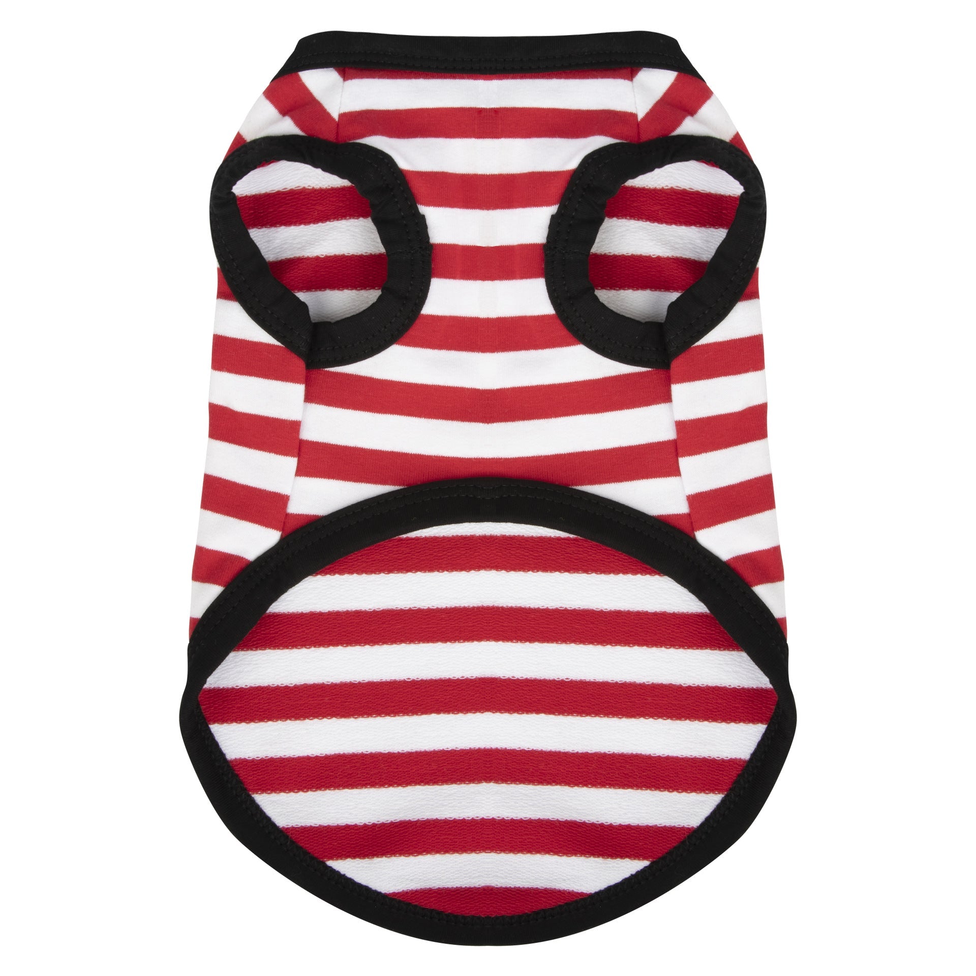 KFX-4779197 Cotton Striped Summer Vest for Dogs - Lightweight and Casual Pet Clothing