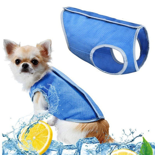 KFX-4781757 Cooling Vest for Dogs and Cats - Summer Pet Clothes for Heat Relief, Lightweight and Breathable Design