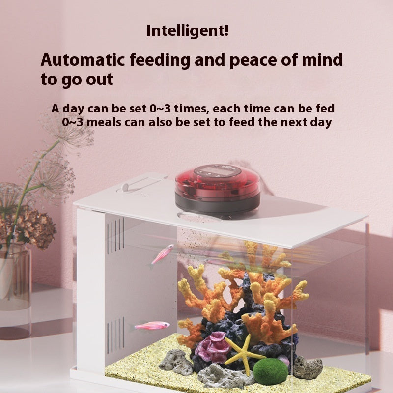 KFX-4785341 Automatic Fish Feeder for Fish Tanks - 100ML Capacity with Precision Timing and Moisture-proof Design