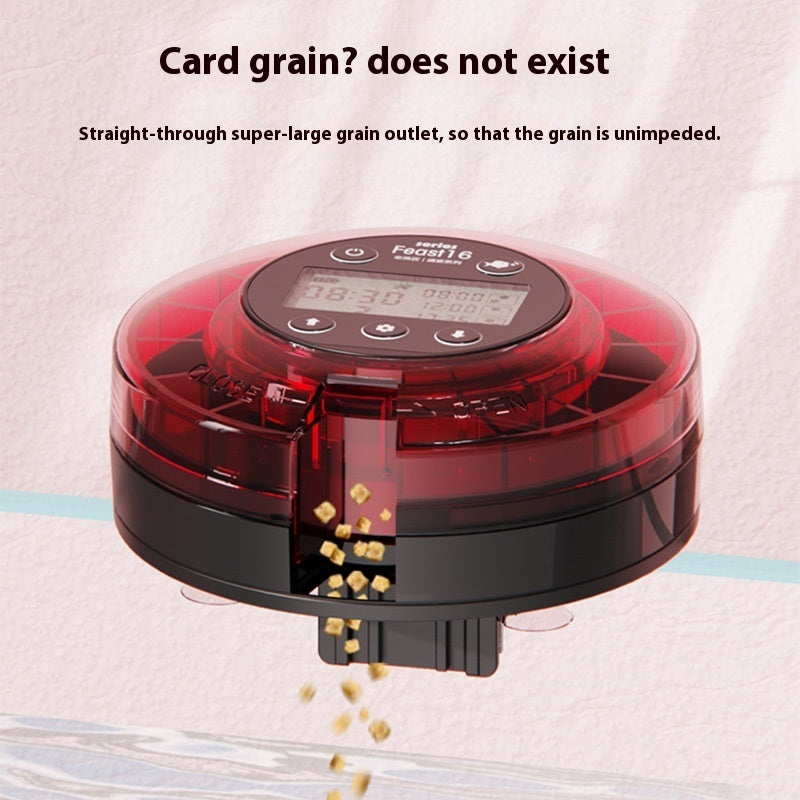 KFX-4785341 Automatic Fish Feeder for Fish Tanks - 100ML Capacity with Precision Timing and Moisture-proof Design