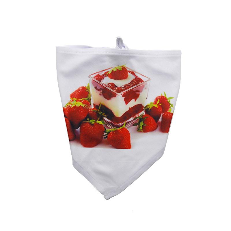 KFX-4787517 Pet Saliva Absorbent Triangle Scarf - Polyester Heat Transfer Print, Sizes S-XL