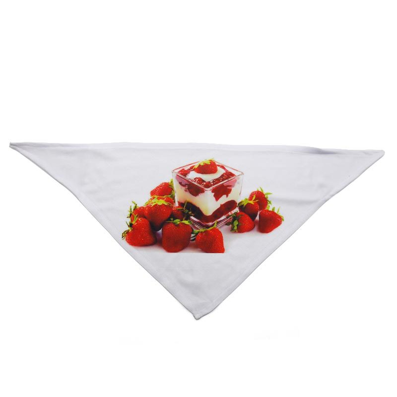 KFX-4787517 Pet Saliva Absorbent Triangle Scarf - Polyester Heat Transfer Print, Sizes S-XL