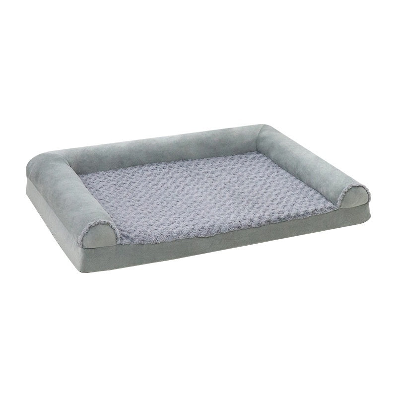 KFX-4789181 Medium to Large Dog Kennel in Light Gray & Dark Gray – Comfortable Cloth Design