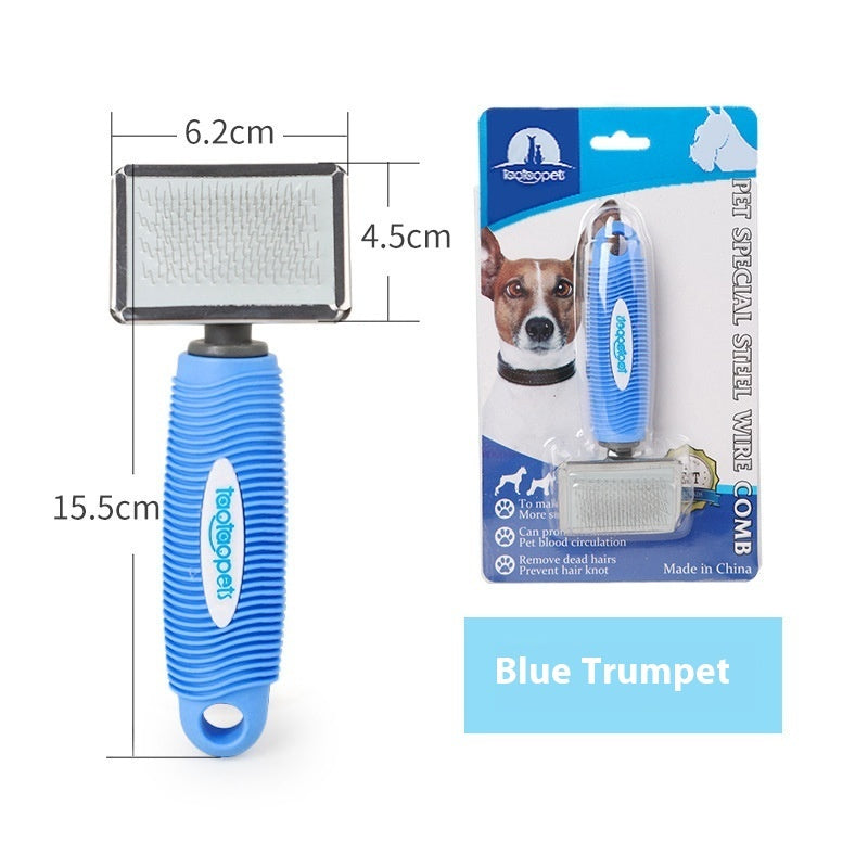 KFX-4796477 Comfortable Plastic Handle Pet Comb in Various Sizes and Colors