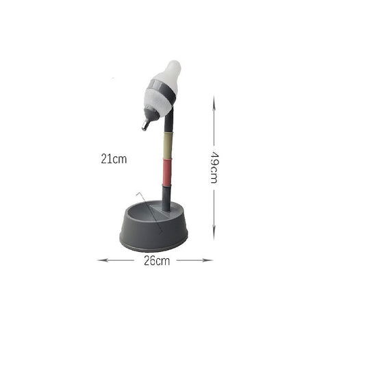 KFX-4798141 Pet Water Dispenser with Lick Ball and Adjustable Feeding Bowl for Dogs and Cats