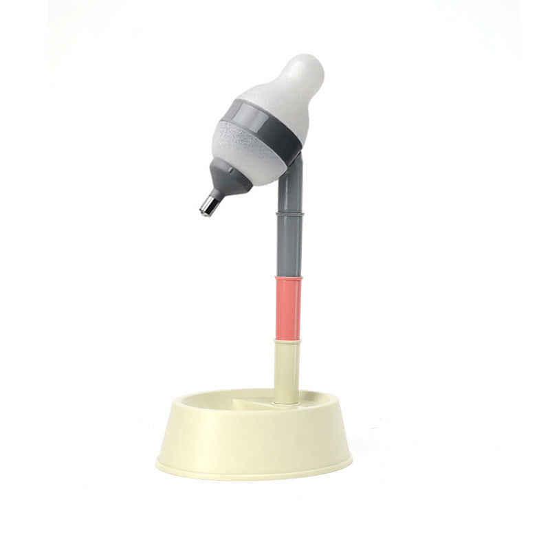 KFX-4798141 Pet Water Dispenser with Lick Ball and Adjustable Feeding Bowl for Dogs and Cats