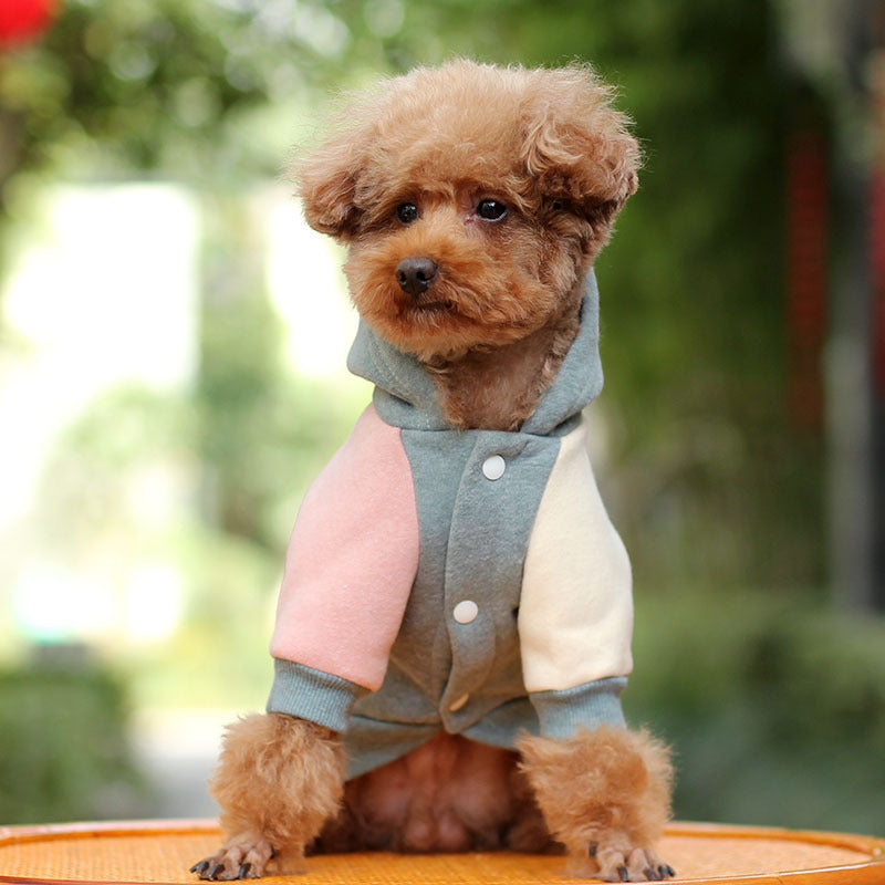 KFX-4799037 Thick Cotton Dog Coat for Autumn and Winter - Multiple Sizes Available