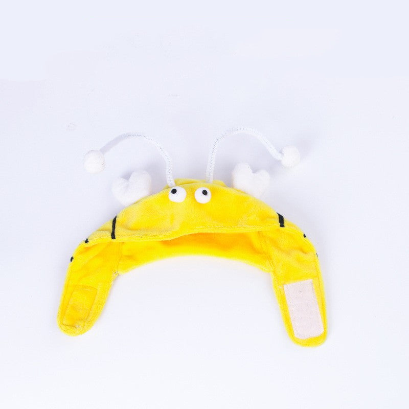 KFX-4801469 Cat Headband Toy with Adjustable Wand - Interactive Funny Cat Teaser, Soft Fabric Play Accessory for Indoor Cats