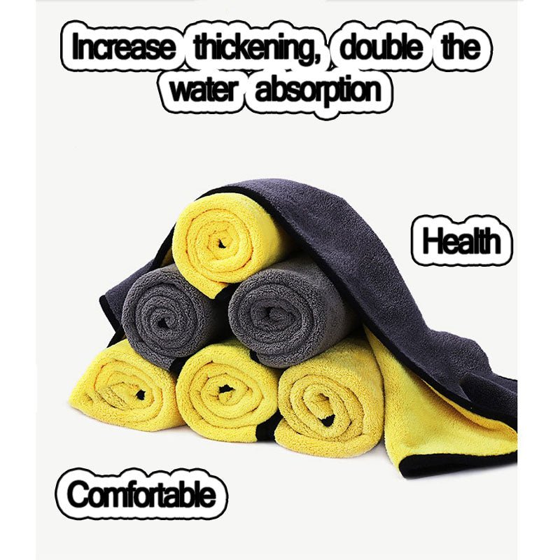 KFX-4806077 Super Absorbent Fiber Towel for Pet Drying, Car Cleaning, and Household Use