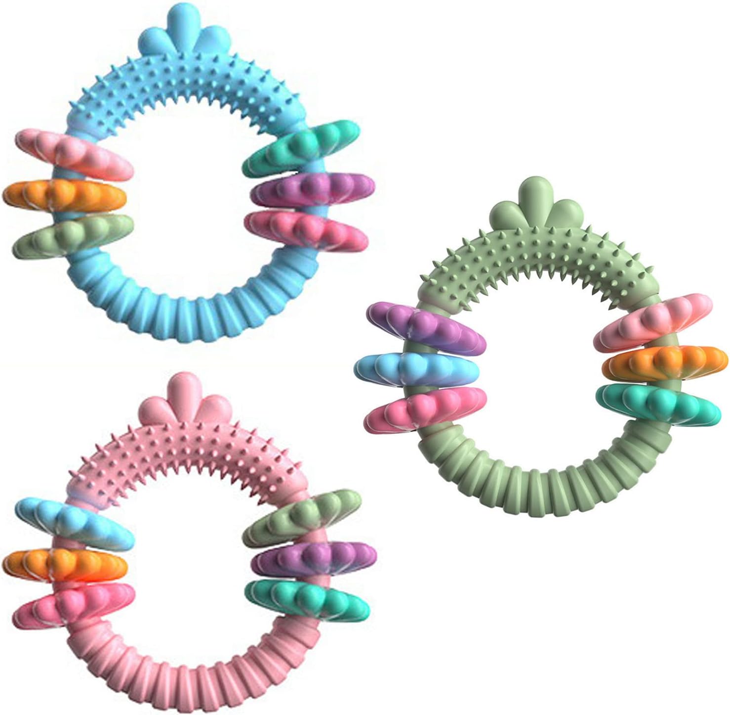 KFX-4807869 Bite-Resistant Pet Chew Toy for Small Dogs - Molar Stick for Teeth Cleaning & Teething Relief