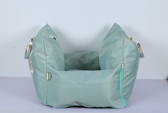 KFX-4808637 Adjustable Dual-Use Car Cushion for Dogs and Cats - Soft Cloth, 43CM x 60CM x 66CM, Available in Multiple Colors