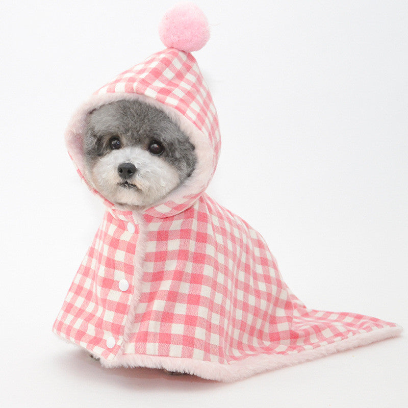 KFX-4810557 Cozy Pet Blanket Sleeping Bag in Pink, Green, Blue, and Gray Grids