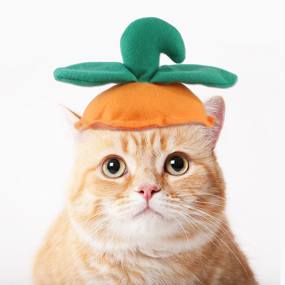 KFX-4811197 Cartoon-Style Warm Hat for Cats and Dogs - Fun Pet Costume Accessory