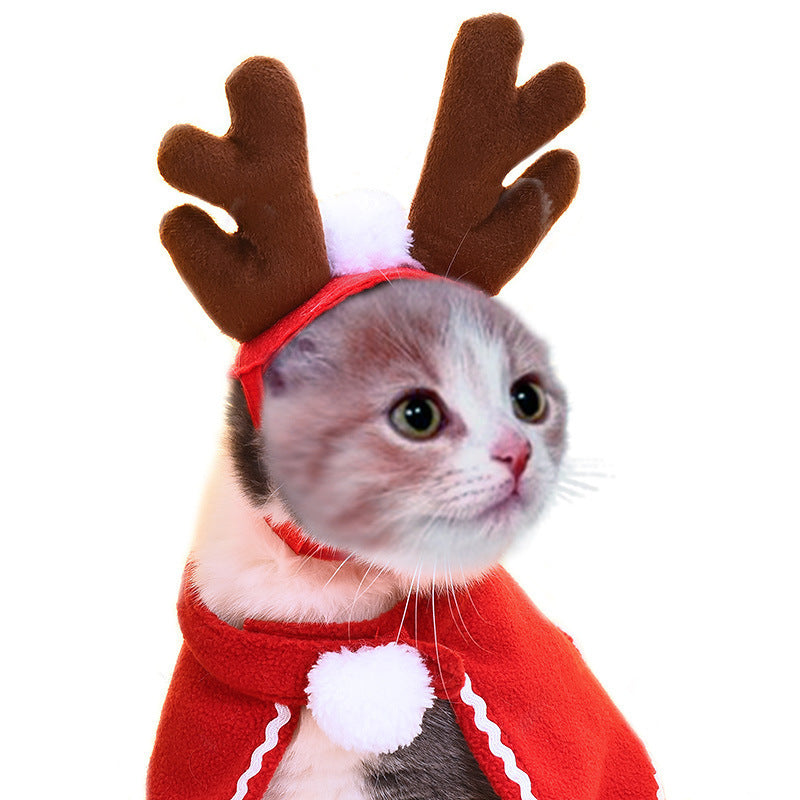 KFX-4811197 Cartoon-Style Warm Hat for Cats and Dogs - Fun Pet Costume Accessory