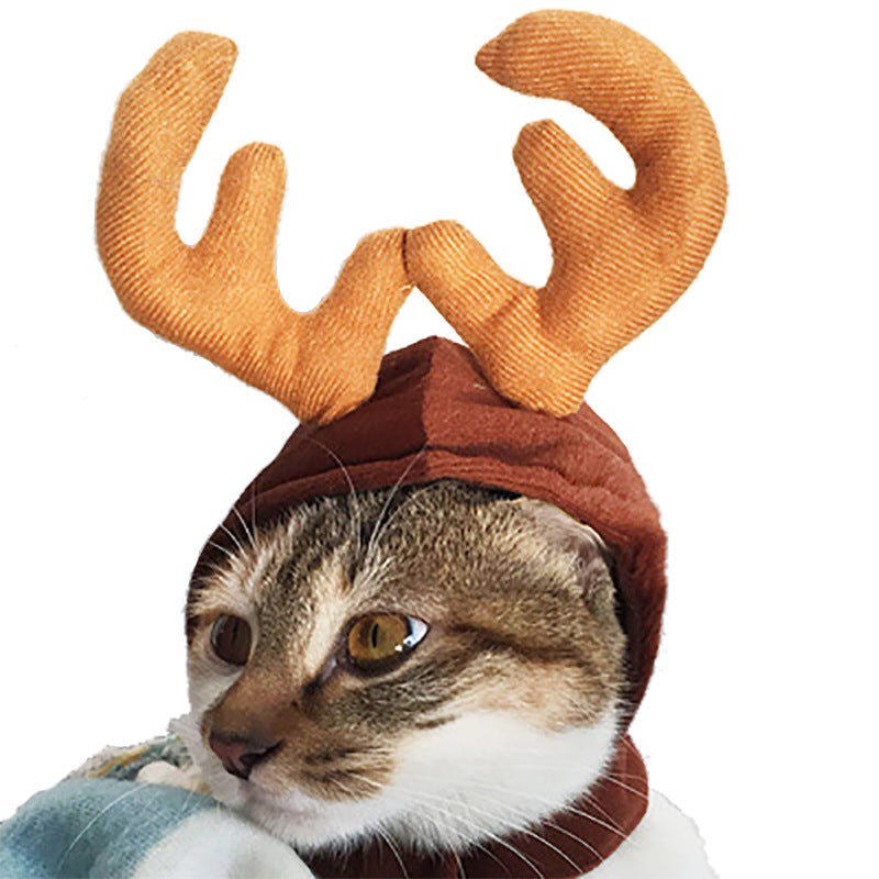 KFX-4811197 Cartoon-Style Warm Hat for Cats and Dogs - Fun Pet Costume Accessory