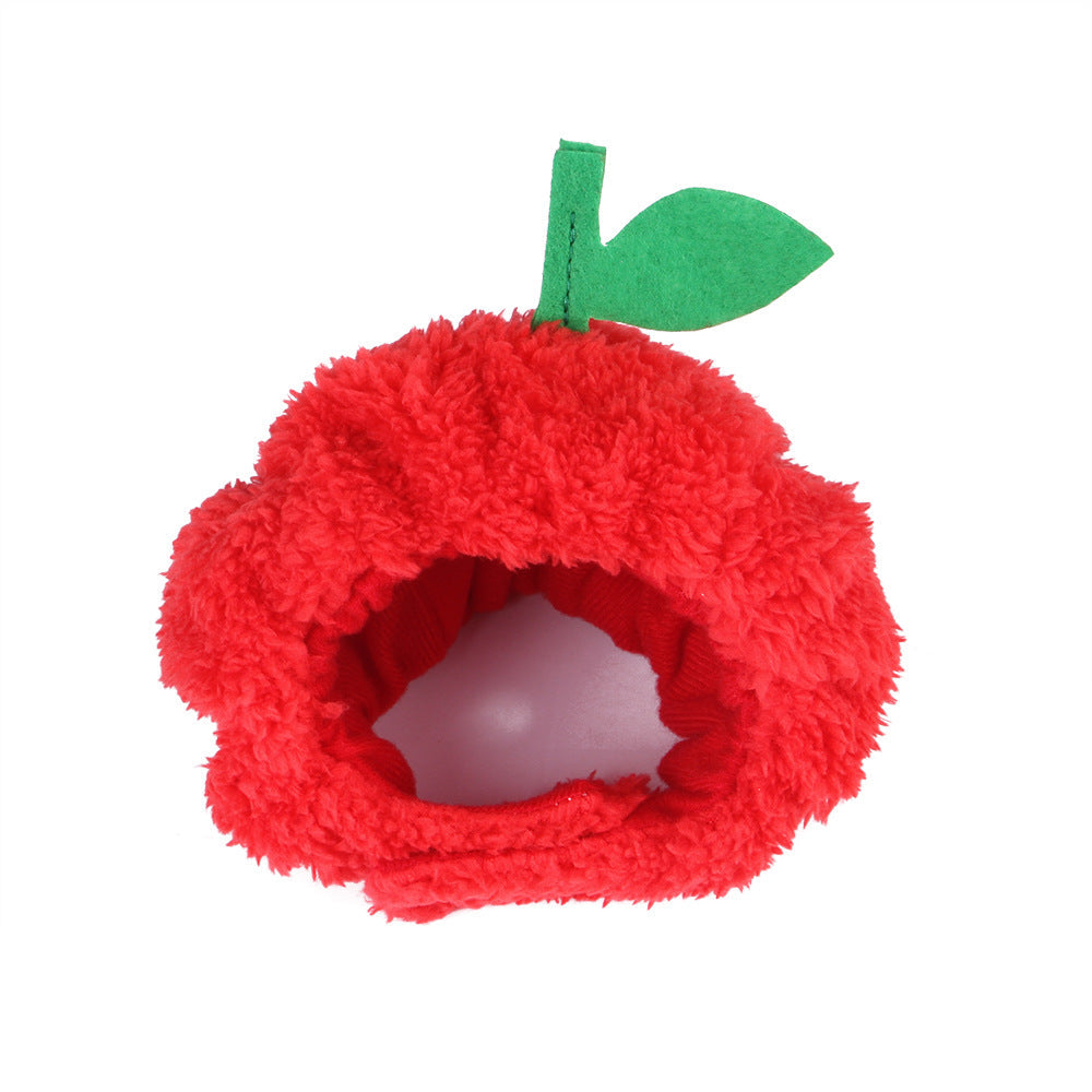 KFX-4811197 Cartoon-Style Warm Hat for Cats and Dogs - Fun Pet Costume Accessory