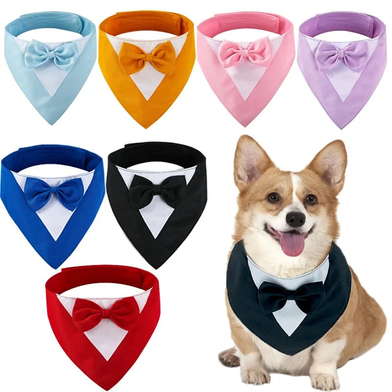 KFX-4819389 Triangle Bib Scarf for Dogs and Cats - Stylish Pet Accessory and Collar Alternative