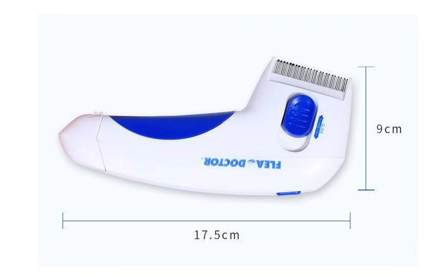 KFX-4823485 Electric Lice Remover for Dogs and Cats with Replaceable Battery and Cutter Head, Insulation Plastic & Steel Needle