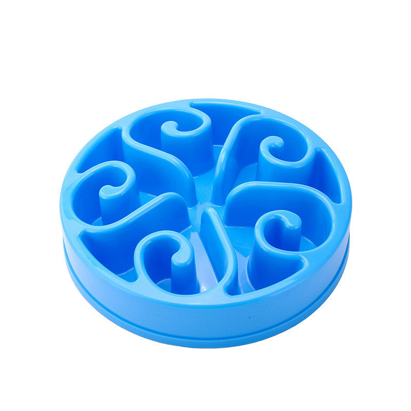 KFX-4827837 Puppy Choking Prevention Feeding Bowl - Safe and Colorful Options in Blue, Green, Pink