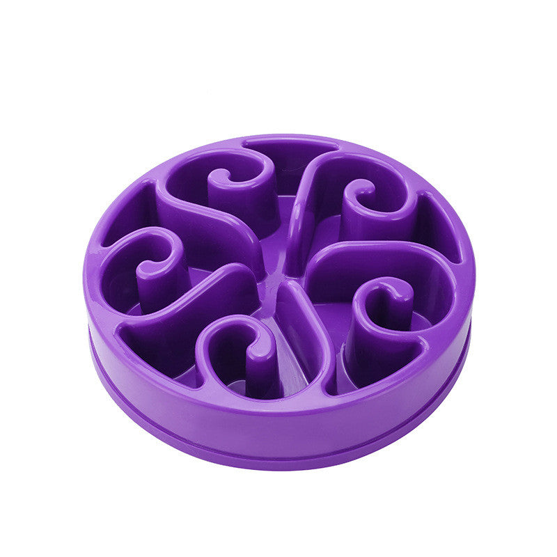 KFX-4827837 Puppy Choking Prevention Feeding Bowl - Safe and Colorful Options in Blue, Green, Pink