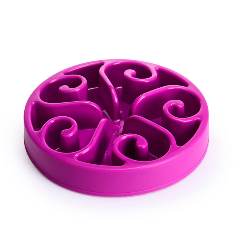 KFX-4827837 Puppy Choking Prevention Feeding Bowl - Safe and Colorful Options in Blue, Green, Pink