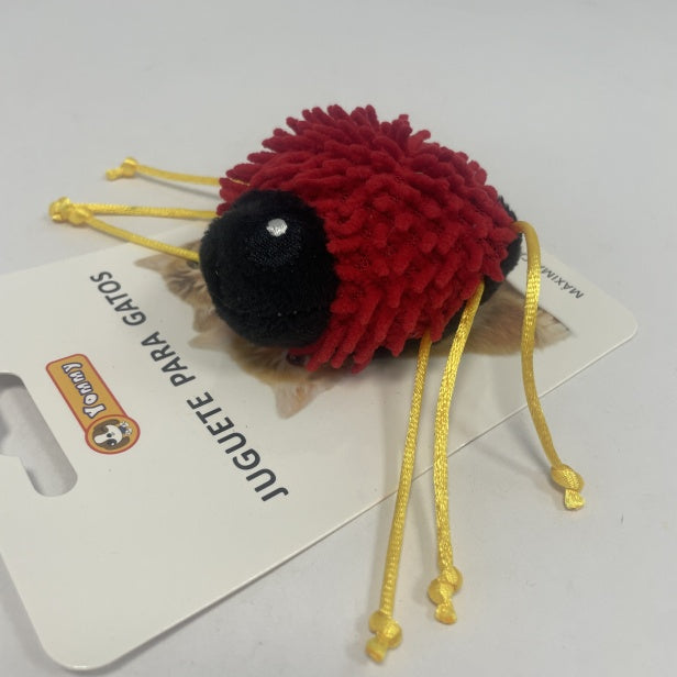 KFX-4833085 Mop Cloth Beetle Cat Toy for Engaging Play and Enrichment