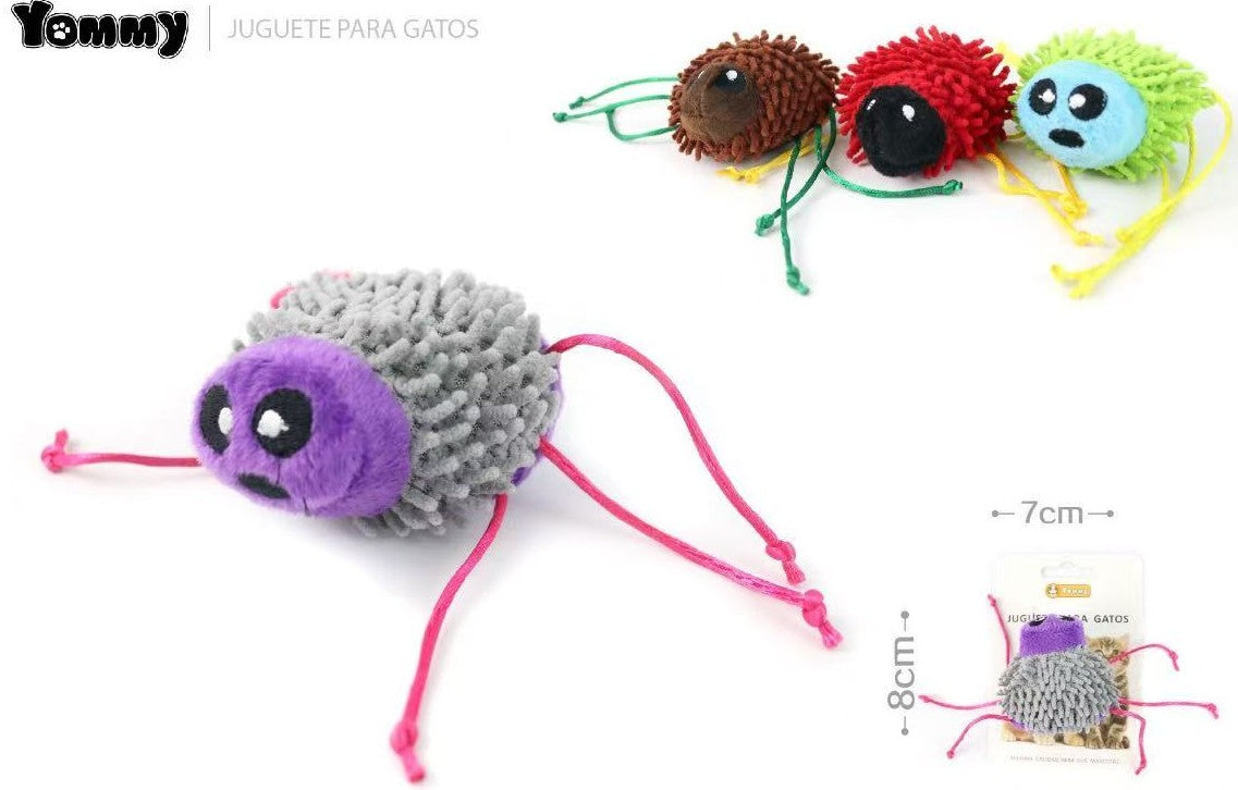 KFX-4833085 Mop Cloth Beetle Cat Toy for Engaging Play and Enrichment