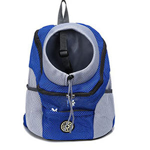 KFX-4835645 Breathable Mesh Pet Carrier Bag for Travel - Comfortable and Versatile Outing Backpack