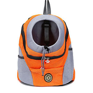 KFX-4835645 Breathable Mesh Pet Carrier Bag for Travel - Comfortable and Versatile Outing Backpack