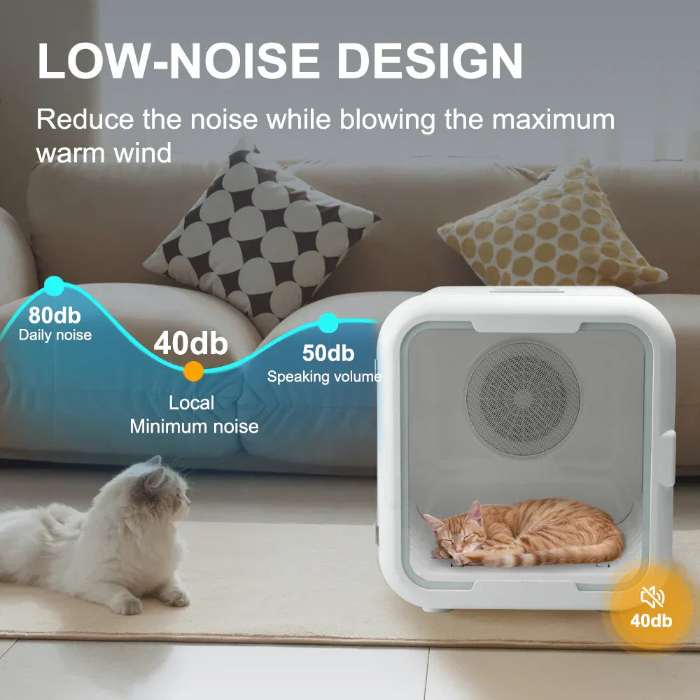 KFX-483667 Eco-Friendly Automatic Pet Hair Drying Machine for Cats and Dogs - Low Noise, Custom Size