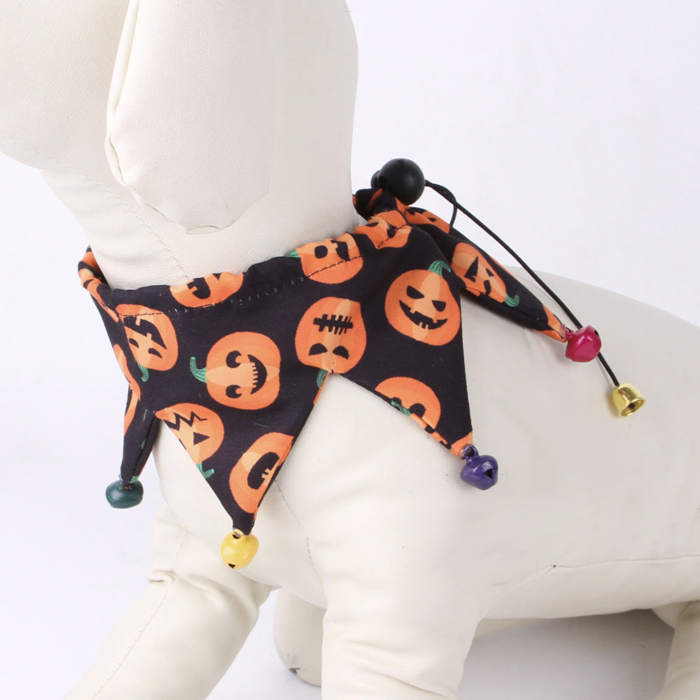KFX-4843965 Pet Cat Hat and Scarf Set in Various Halloween Designs