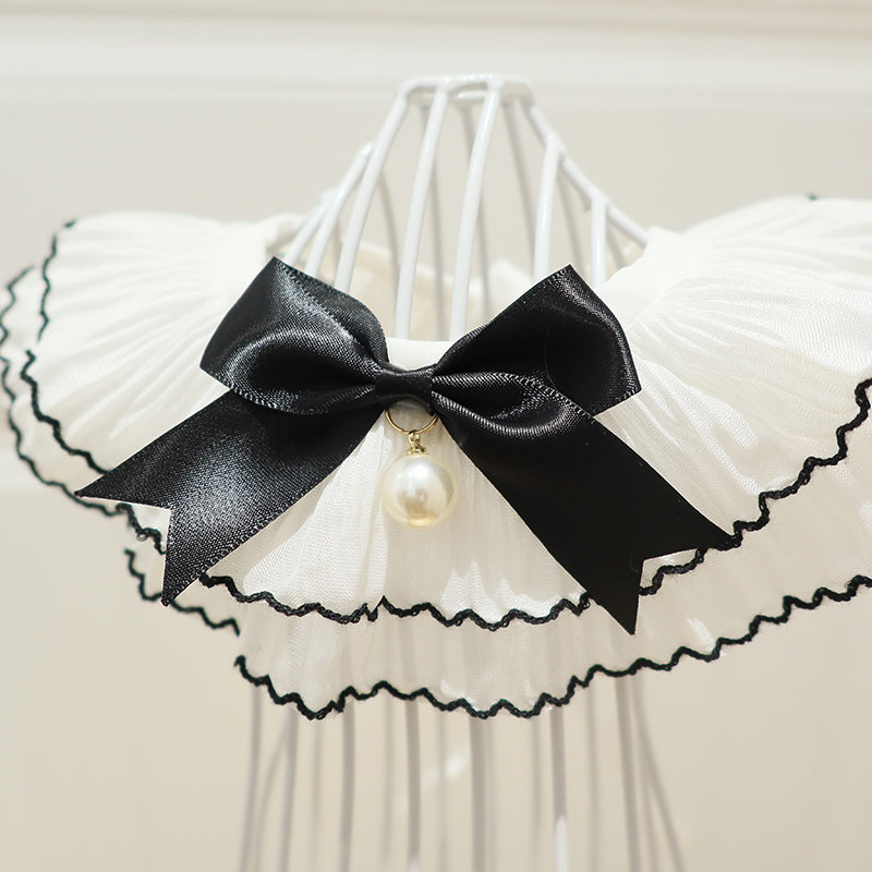 KFX-4845501 Chic Dog Scarf Bow Tie in Lace and Satin with Size Options