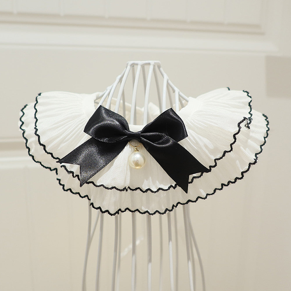 KFX-4845501 Chic Dog Scarf Bow Tie in Lace and Satin with Size Options