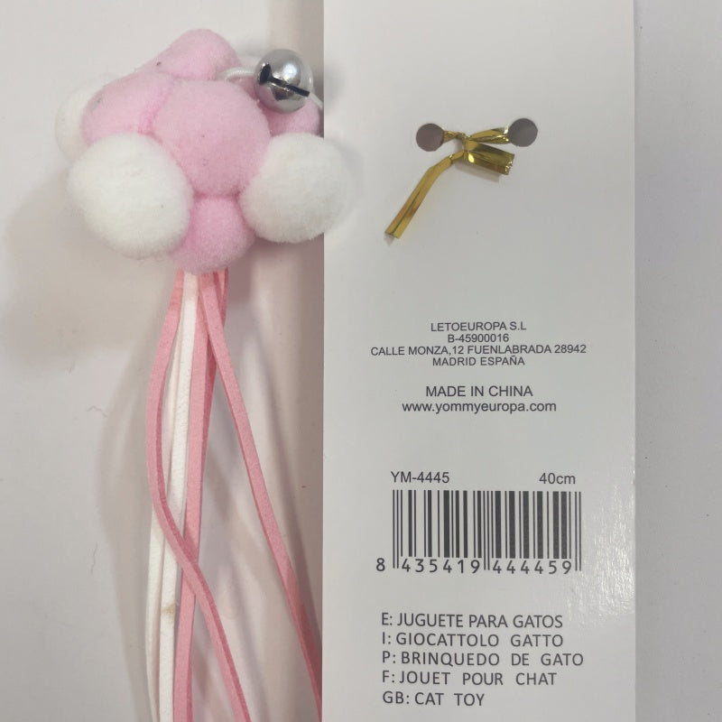 KFX-4845757 Cat Teaser Stick with Interactive Pole for Playful Feline Fun