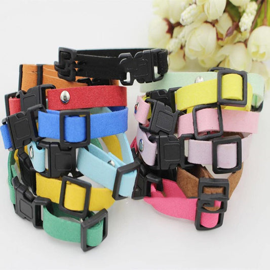 KFX-4846909 Adjustable Korean Velvet Bow Collar for Cats and Dogs in Various Colors and Sizes