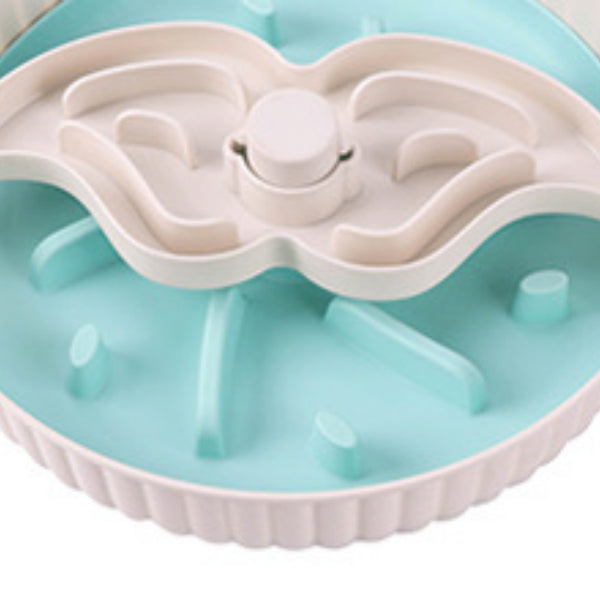 KFX-4848701 Rotating Pet Licking Mat with Anti-Choke Silica Gel Feeding Pad - Multiple Colors Available