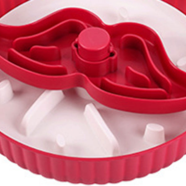 KFX-4848701 Rotating Pet Licking Mat with Anti-Choke Silica Gel Feeding Pad - Multiple Colors Available